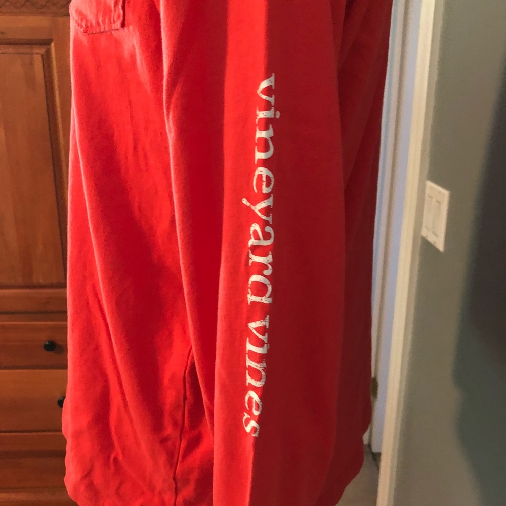 Vineyard Vines Long Sleeved Logo Tee Size XL/20 - Picture 3 of 5